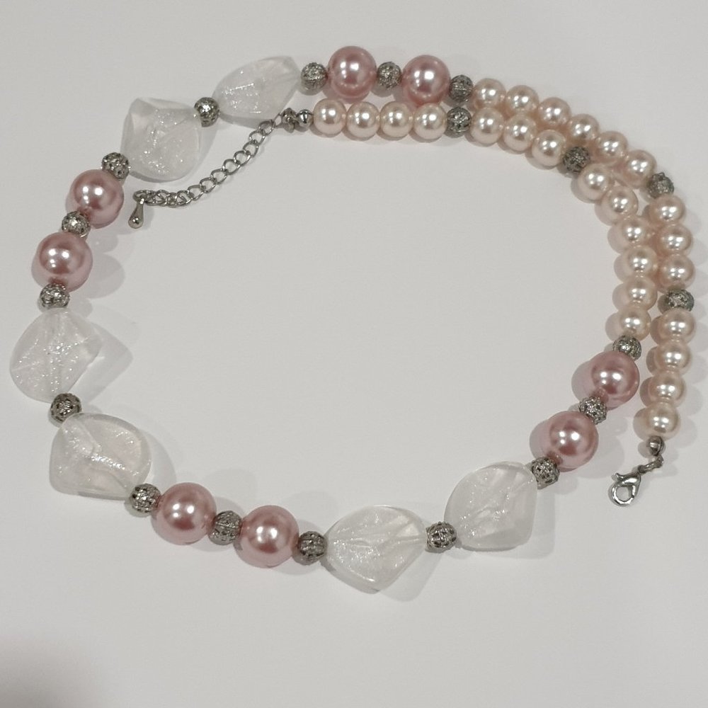 Pink Pearl Necklace
